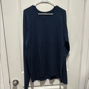 Men's Lululemon Navy Blue Shirt long sleeve XL preloved